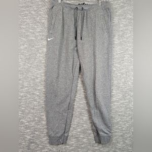 Nike Just Do It Womens Large Rally Jogger Sweatpants Grey